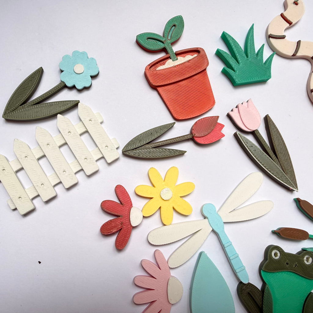 Set de escena de jardín — Colección de Primavera
