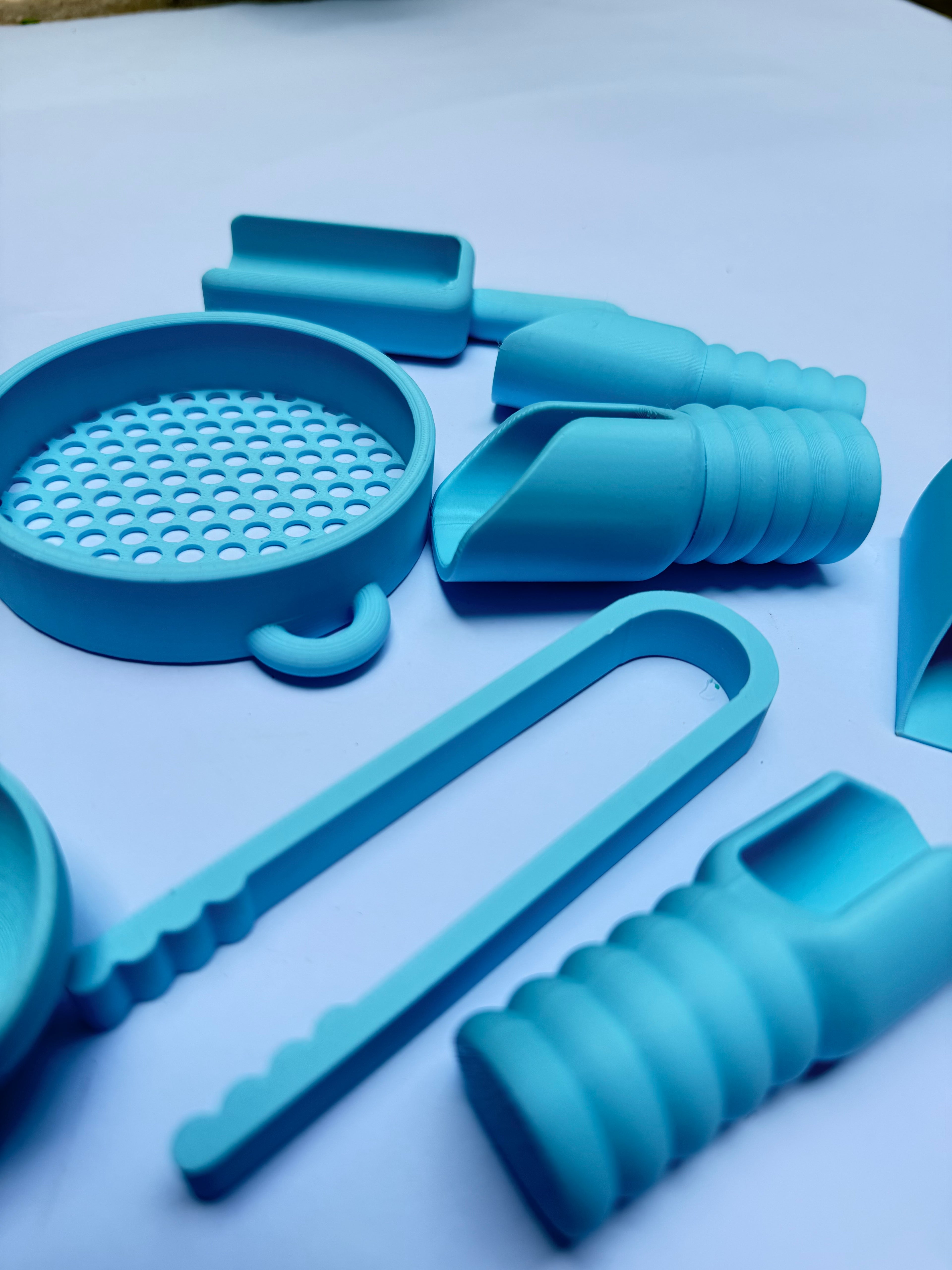 Kit sensorial de herramientas de arena — 8 piezas
