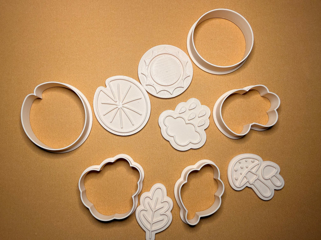 Set de moldes y sellos Naturaleza — Colección de Primavera