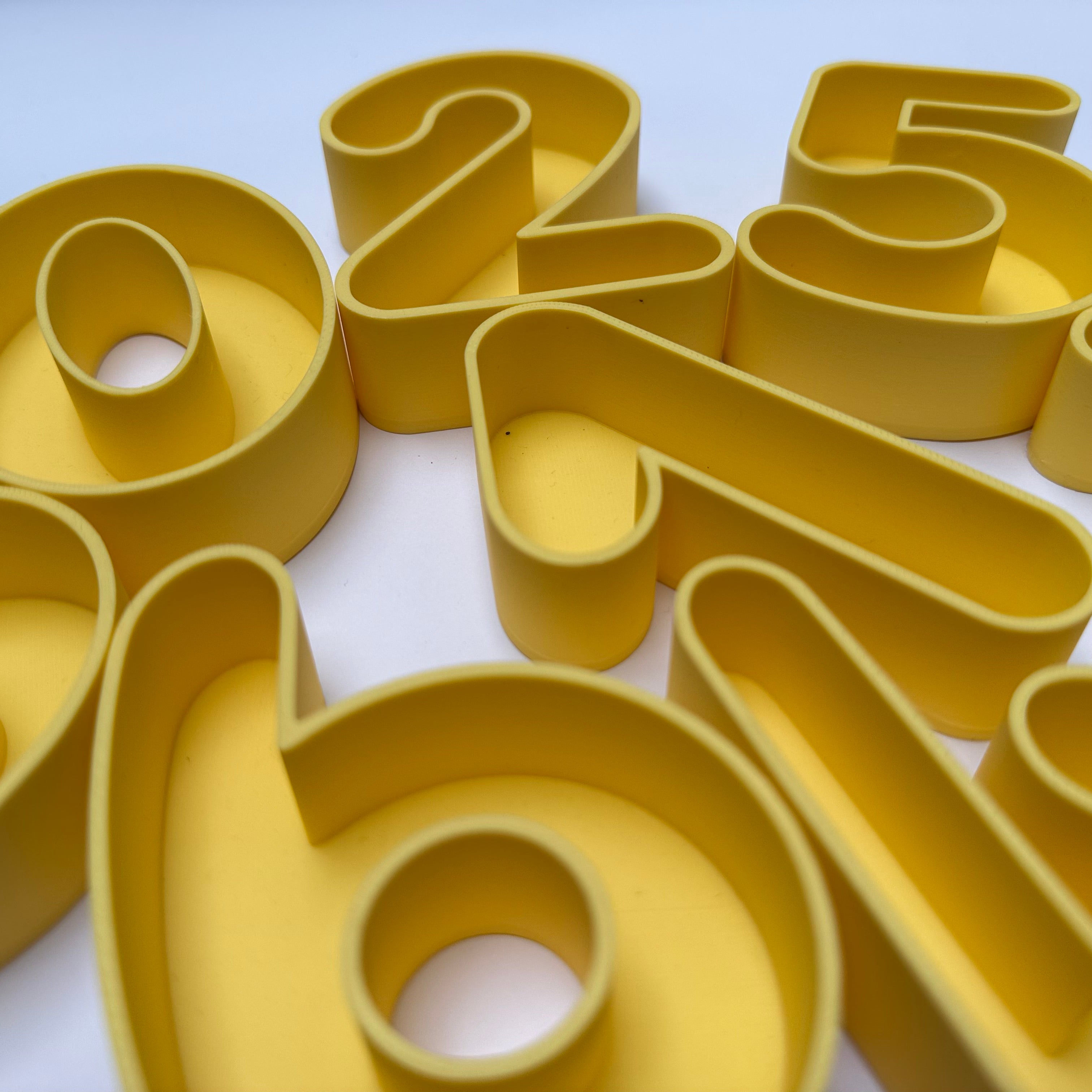Complete sensory numbers — set from 0 to 9