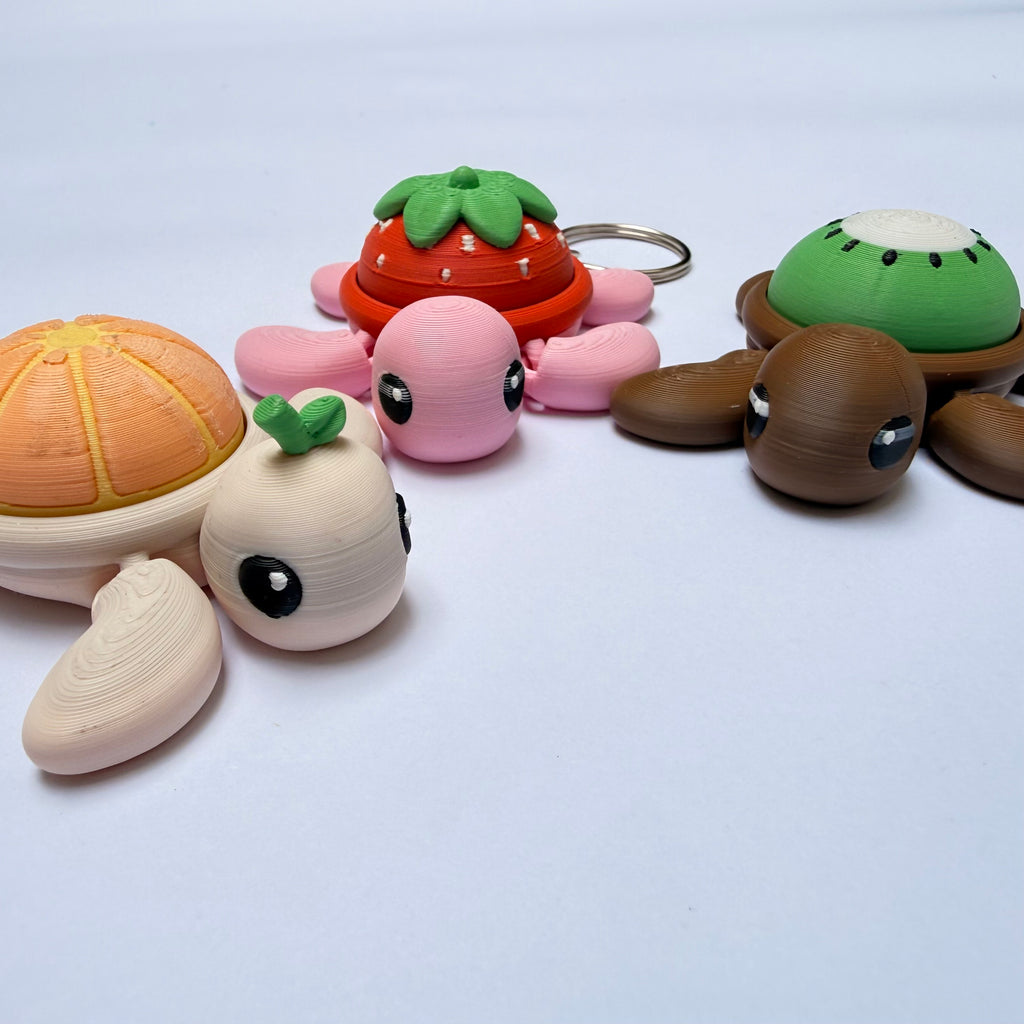 Llavero tortuga frutal