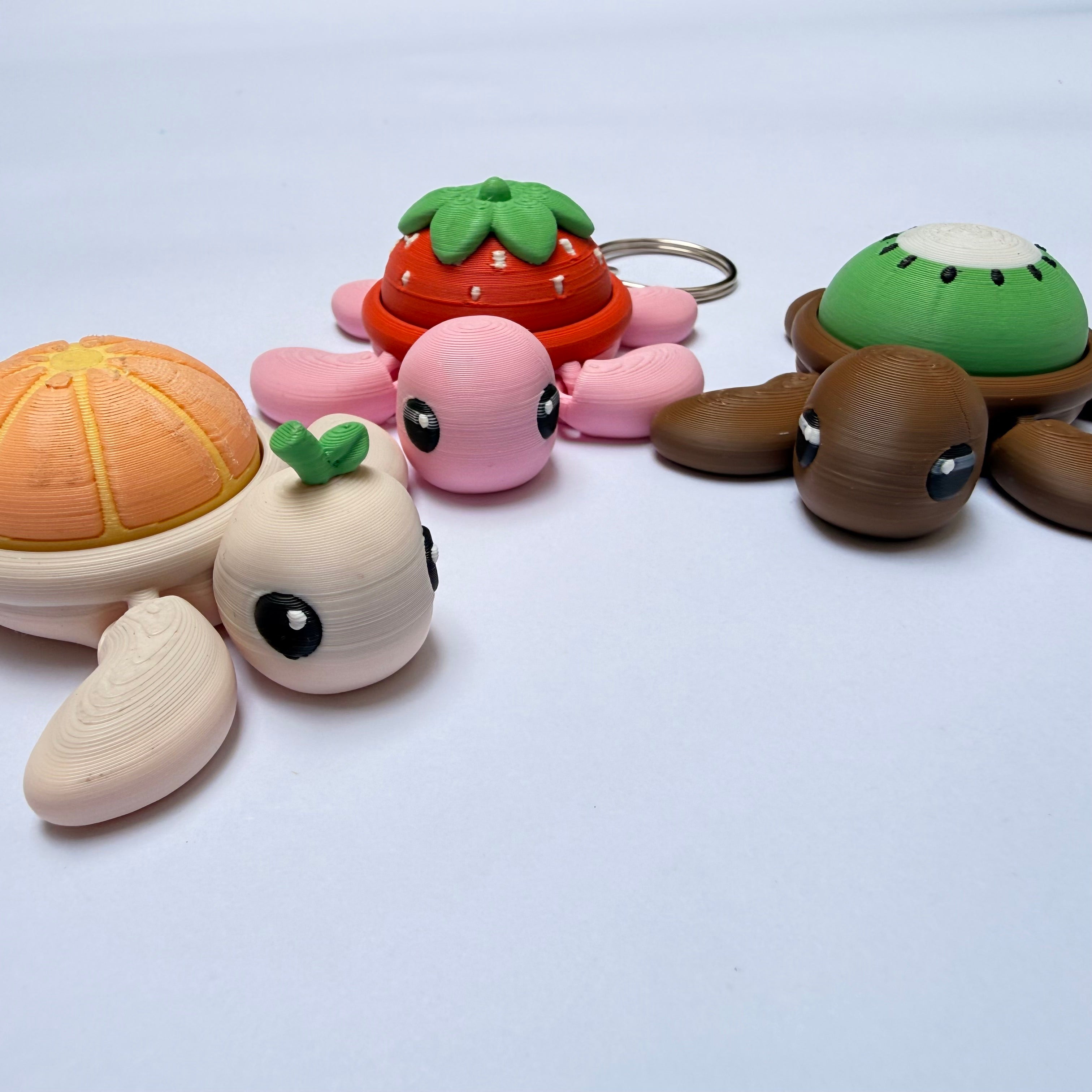 Llavero tortuga frutal